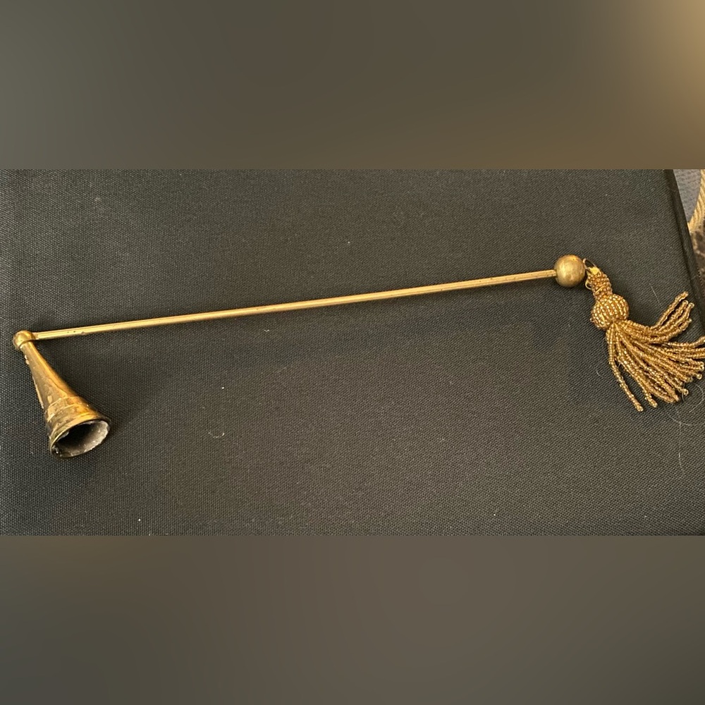 Brass candle snuffer